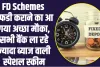 FD Schemes ll एफडी कराने का आ गया अच्छा मौका, सभी बैंक ला रहे ज्यादा ब्याज वाली स्पेशल स्कीम