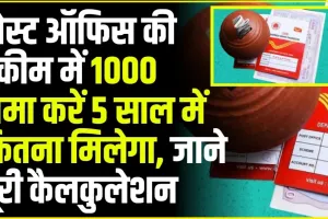 Post Best Office Scheme || पोस्ट ऑफिस की स्कीम में 1000 जमा करें 5 साल में कितना मिलेगा, जाने पूरी कैलकुलेशन