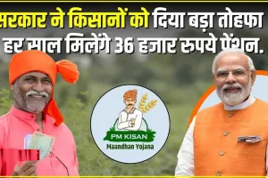 PM Kisan Pension Scheme ||  मोदी सरकार ने किसानों को दिया बड़ा तोहफा ! हर साल मिलेंगे 36 हजार रुपये पेंशन, , ऐसे करें इस स्कीम में आवेदन