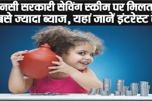 Best Saving Scheme || इन 10 स्कीम्स में जबरदस्त फायदा,  कौनसी सरकारी सेविंग स्कीम पर मिलता है सबसे ज्यादा ब्याज, 