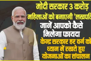 Lakhpati Didi Yojana 2024 || मोदी सरकार 3 करोड़ महिलाओं को बनाएगी 'लखपति', जानें आपको कैसे मिलेगा फायदा