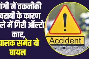 Chamba Pangi News : पांगी में तकनीकी खराबी के कारण नाले में गिरी ऑल्टो कार, चालक समेत दो घायल  